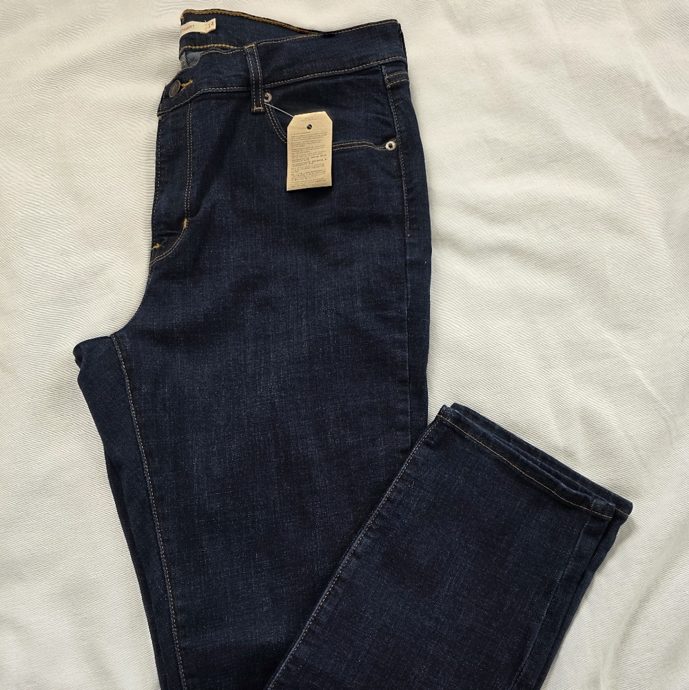 Levi Dark Blue Women's Jeans, 14L